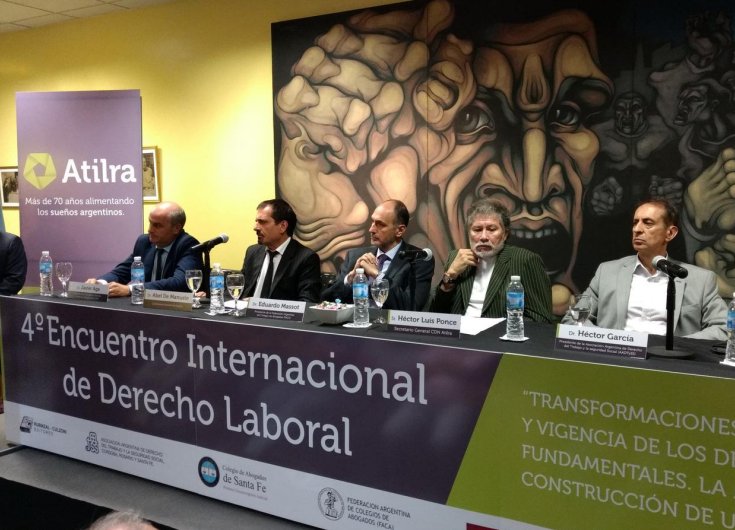 ATILRA presentó el 4° Encuentro Internacional de Derecho Laboral
