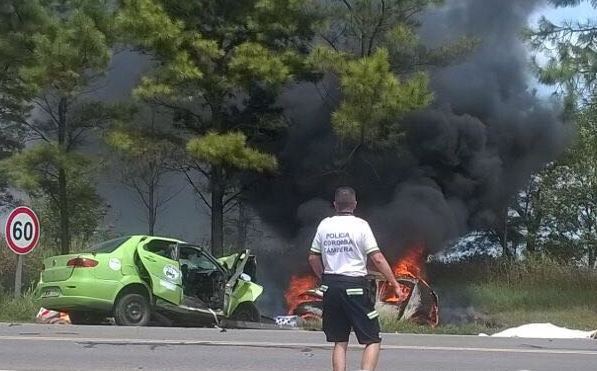 Accidente sobre Ruta 19: perdieron la vida dos personas de Brinkmann