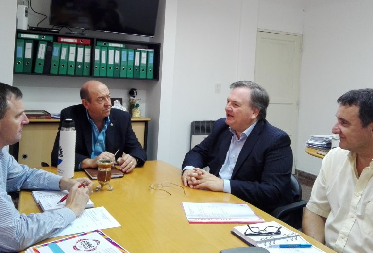 Michlig se reunió con el Ministro Alvarez