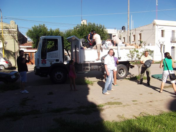 Balnearia recibió la ayuda solidaria de Brinkmann