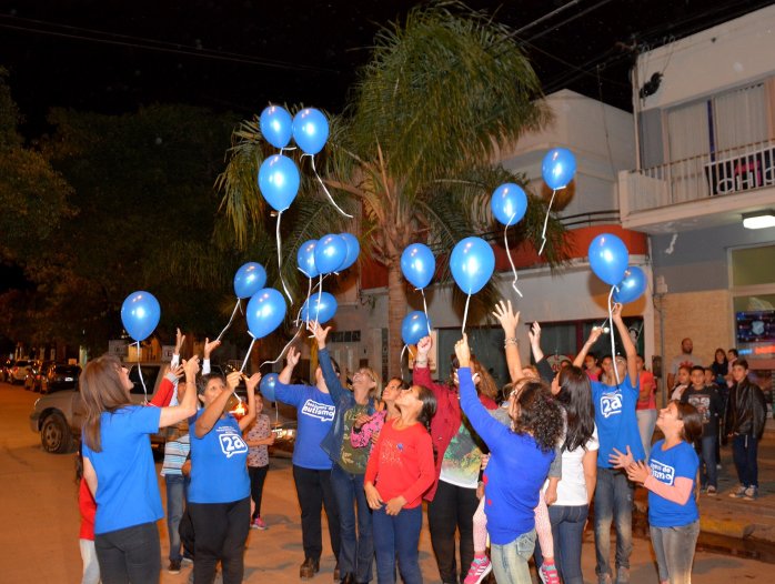 Realizaron en Morteros el acto por el Día del Autismo