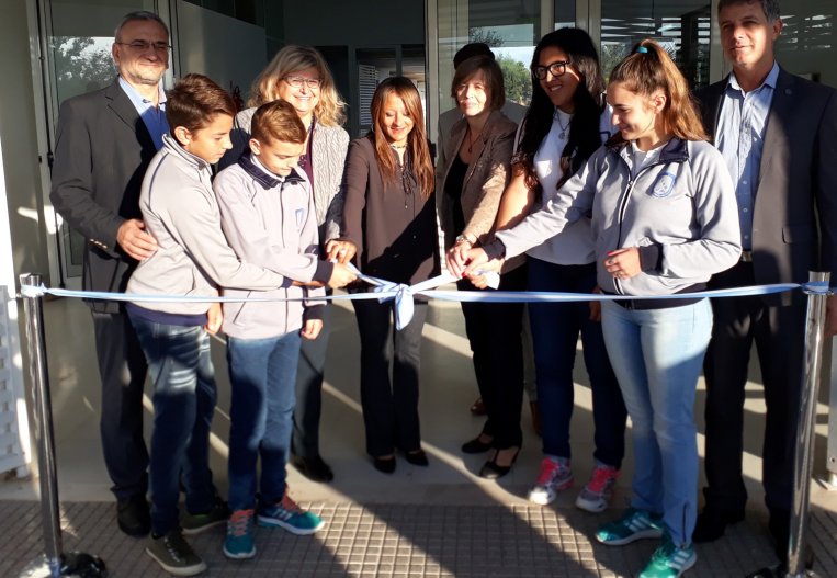 Inauguraron el nuevo edificio de la Escuela Secundaria de Lehmann