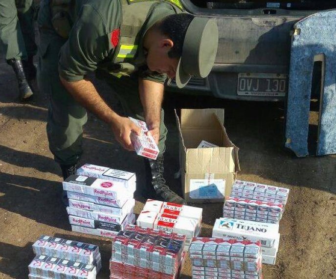 Brinkmann: Incautaron un cargamento ilegal de cigarrillos