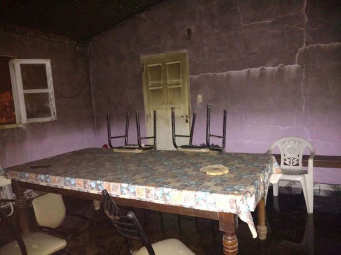 Una vivienda se incendió en Ceres