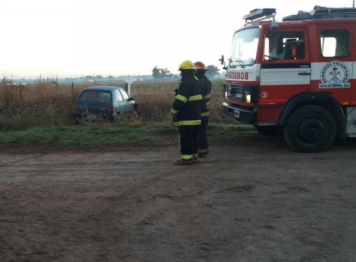 Accidente en zona rural de Altos de Chipión