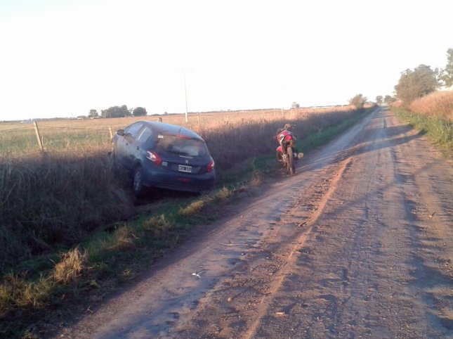 Motociclista grave en accidente en zona rural de San Pedro