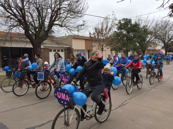 Suardi: El Jardín de Infantes concretó su tradicional bicicleteada