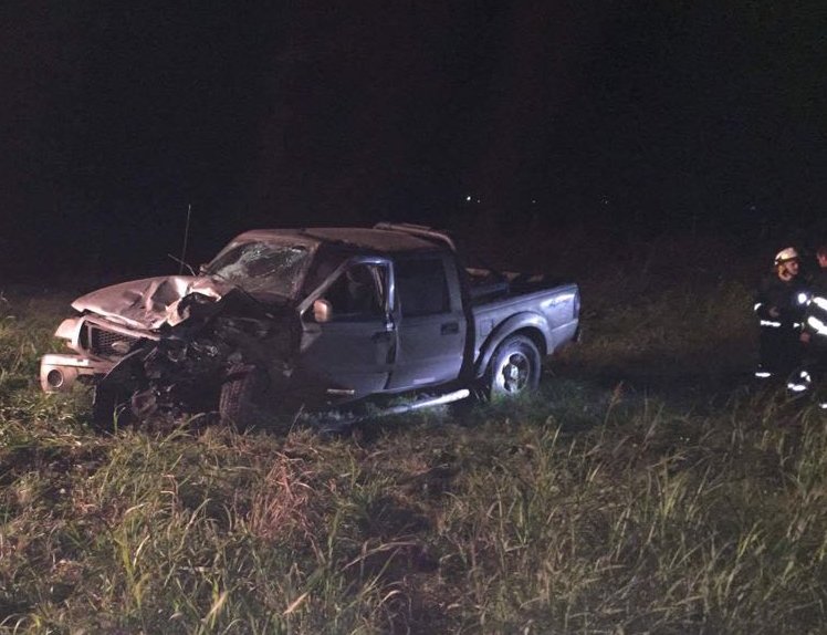 Varios lesionados al chocar dos camionetas en ruta 13