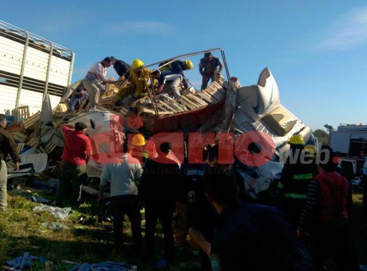 Camionero de Ceres murió en un accidente en Icaño