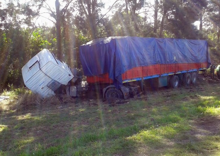 Detuvieron en Ceres a un camionero luego de una cinematográfica persecución