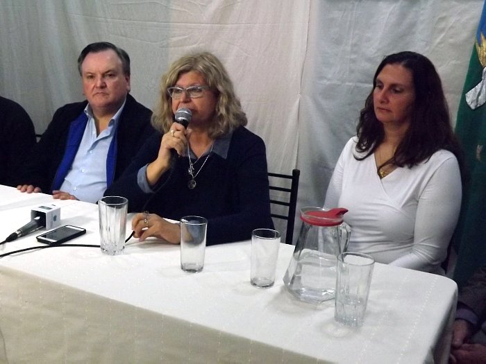Balagué anunció la construcción del edificio para la Escuela 500