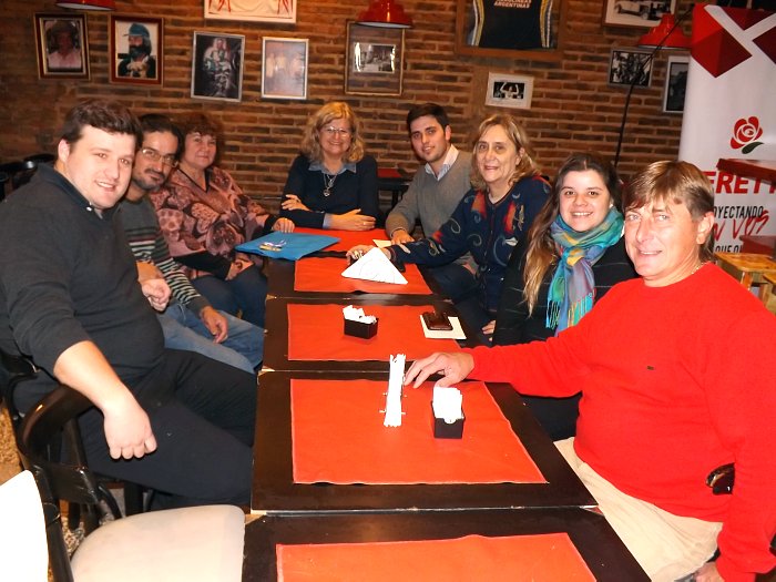 Balagué se reunió con militantes del Socialismo de Suardi