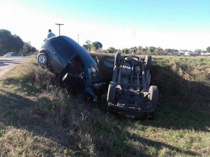 Heridos leves en un accidente en Seeber