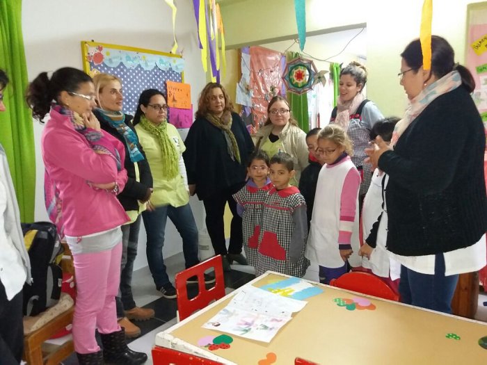 El equipo interdisciplinario de Educación visitó escuelas rurales de Morteros
