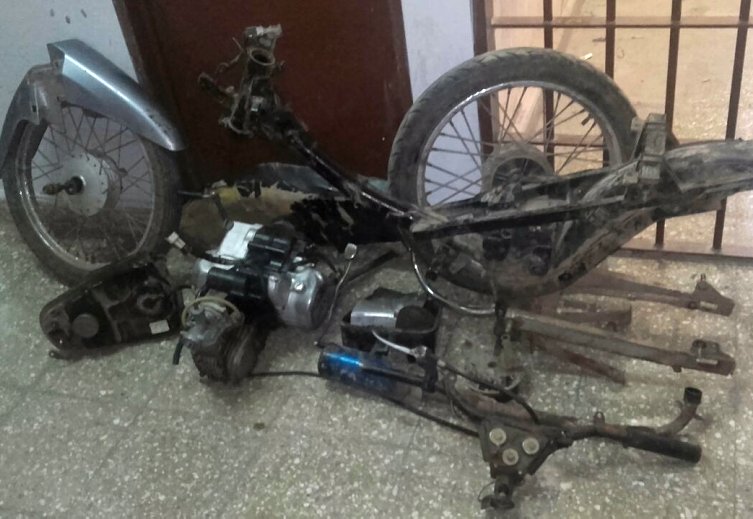 Apareció otra moto robada en zona rural de Morteros