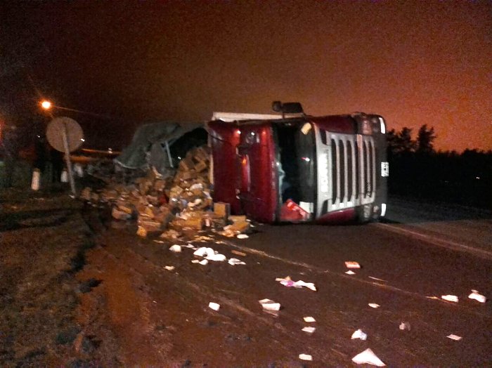 Importante accidente en jurisdicción de Arrufó