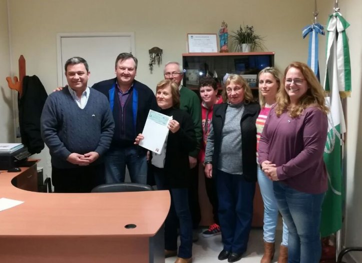 Michlig entregó importante aporte para club rural