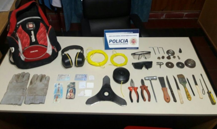 Brinkmann: Recuperaron herramientas robadas por tres menores