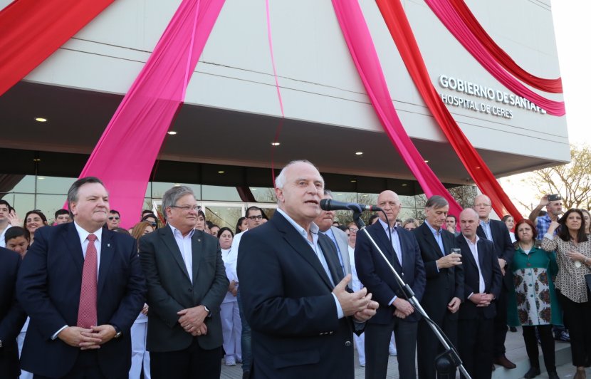 Día histórico para Ceres con la inauguración del Hospital