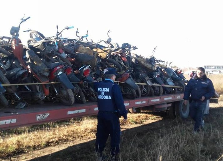 Brinkmann: Trasladaron a Córdoba más de 60 motos