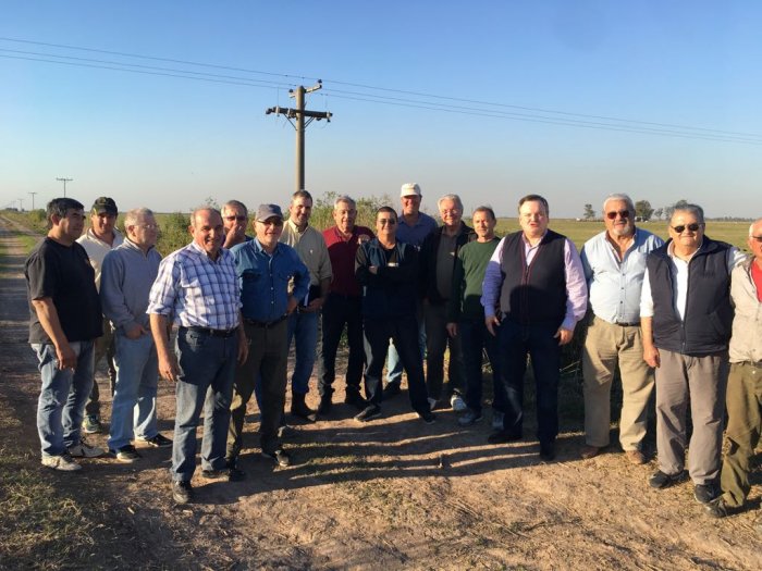 Recorrieron y evaluaron obras hídricas en Las Palmeras