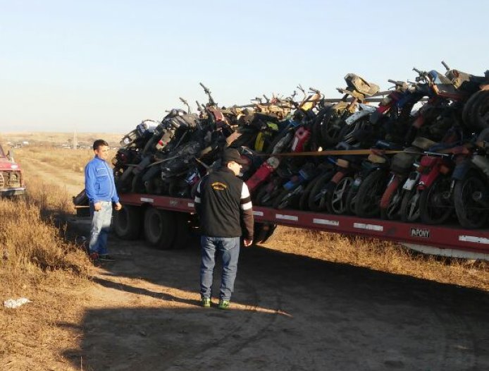 Brinkmann: Trasladan más motos al depósito de Córdoba