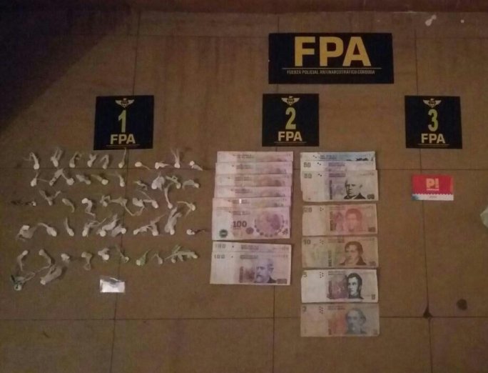 Secuestraron drogas y un joven quedó detenido en San Francisco
