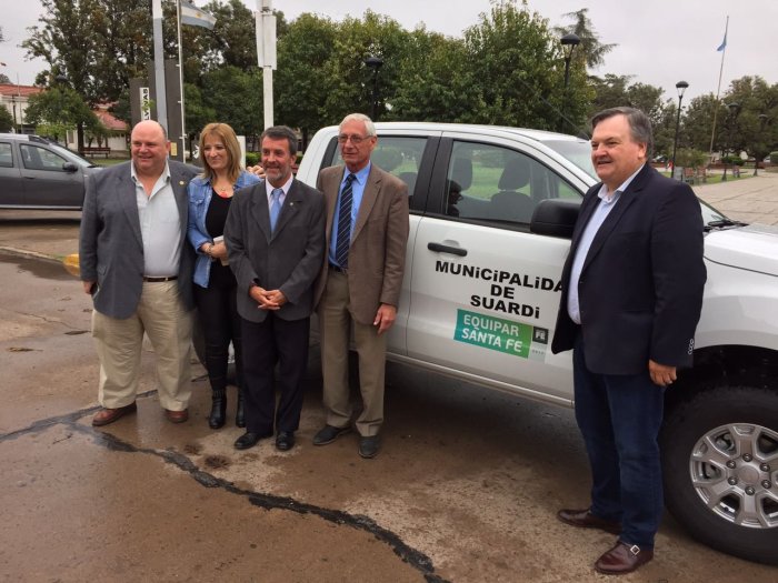 Suardi: La Comuna presentó una camioneta 0 km