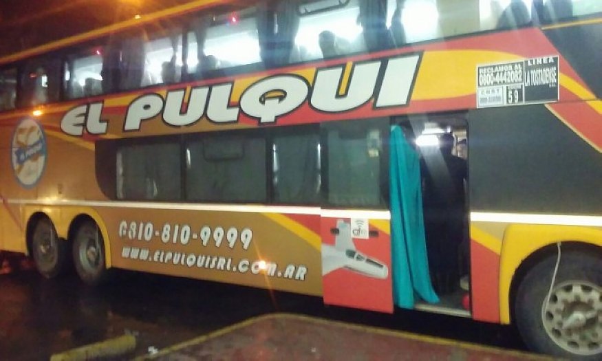Joven acusado de abuso fue detenido en un colectivo