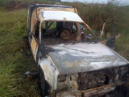 Sunchales: Robaron una camioneta y luego la encontraron quemada