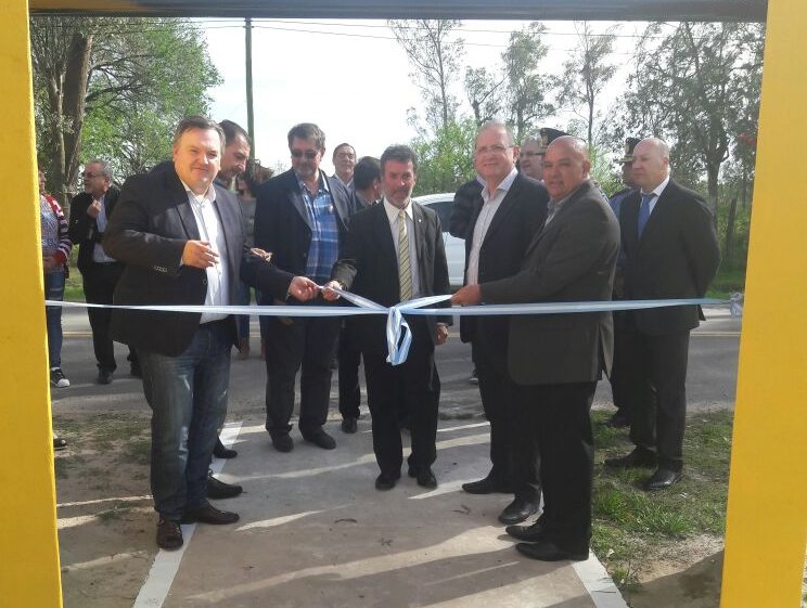 Inauguraron obras públicas en Moisés Ville