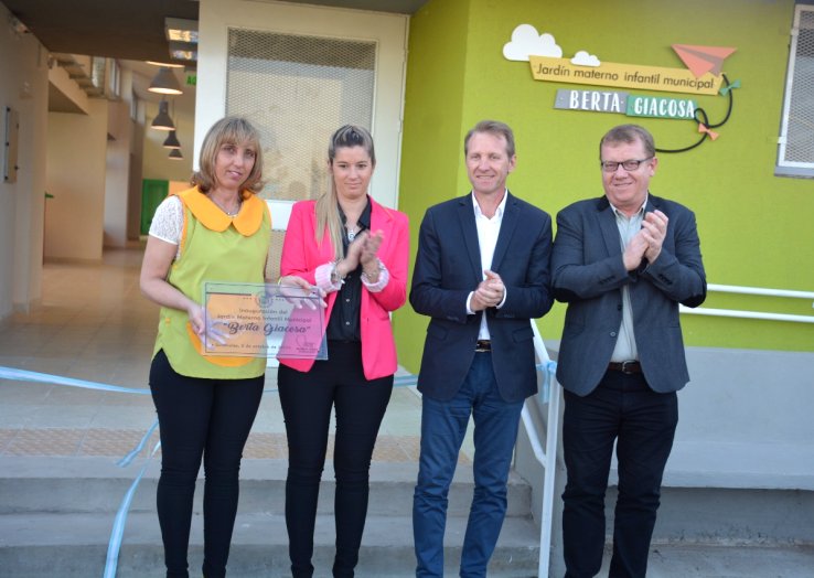 Sunchales: Inauguraron un nuevo Jardín Materno Infantil