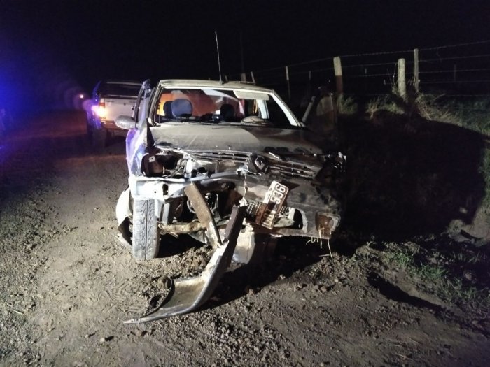 Un herido en un accidente en Monte Oscuridad