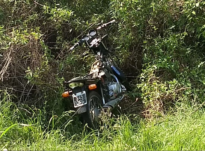 Suardi: Encontraron en zona rural una moto robada