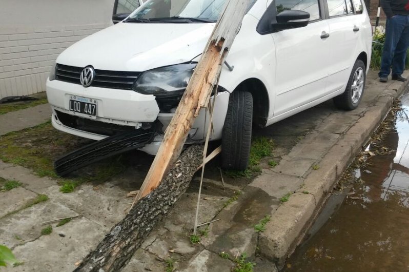 Familia de San Guillermo se accidentó en Sunchales