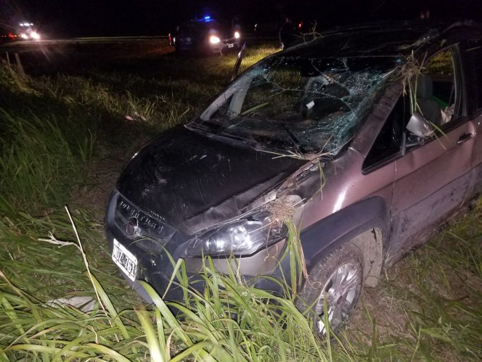 Familia de San Guillermo se accidentó en La Rubia