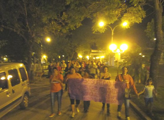 Vecinos de Sunchales marcharon pidiendo más seguridad