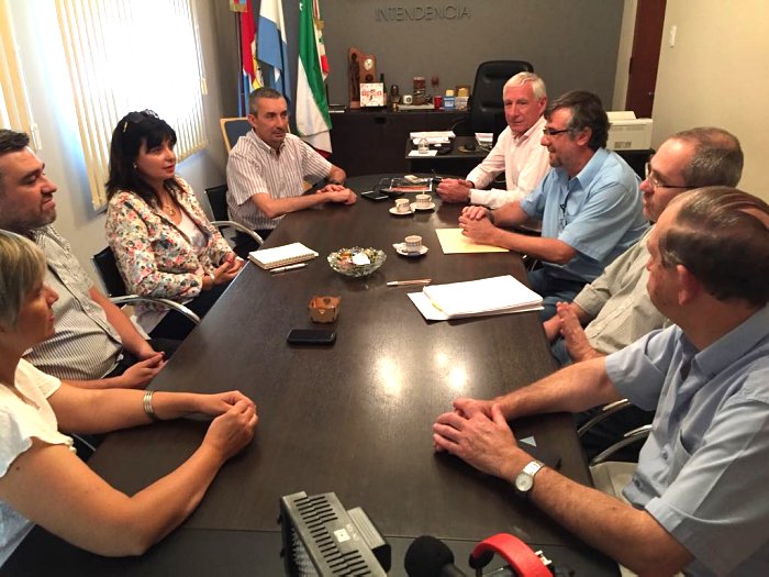 Boscarol visitó la Municipalidad de San Cristóbal