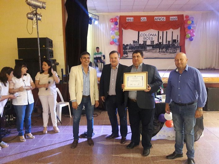 Colonia Bossi festejó los 125 años de su fundación