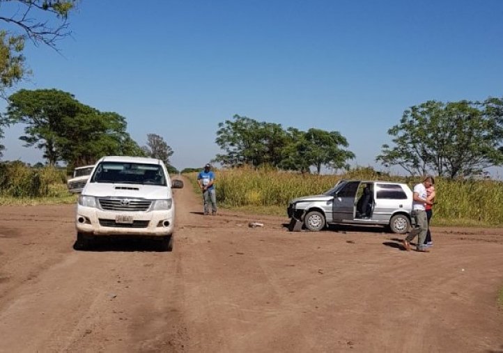 Se registró un accidente en zona rural de San Guillermo