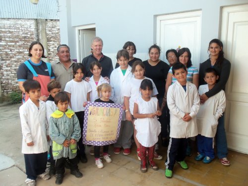 Freyre: Morero recorrió las instalaciones del Centro Educativo Esteban Echeverría