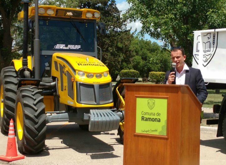 Ramona recibió fondos y equipamiento de la provincia