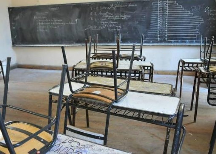 Los docentes de paro por la reforma previsional