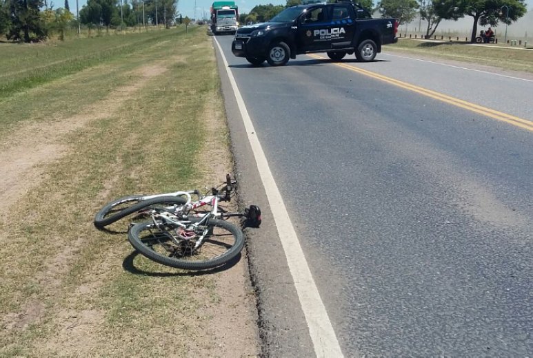 San Guillermo: Un joven ciclista murió al ser chocado por un auto