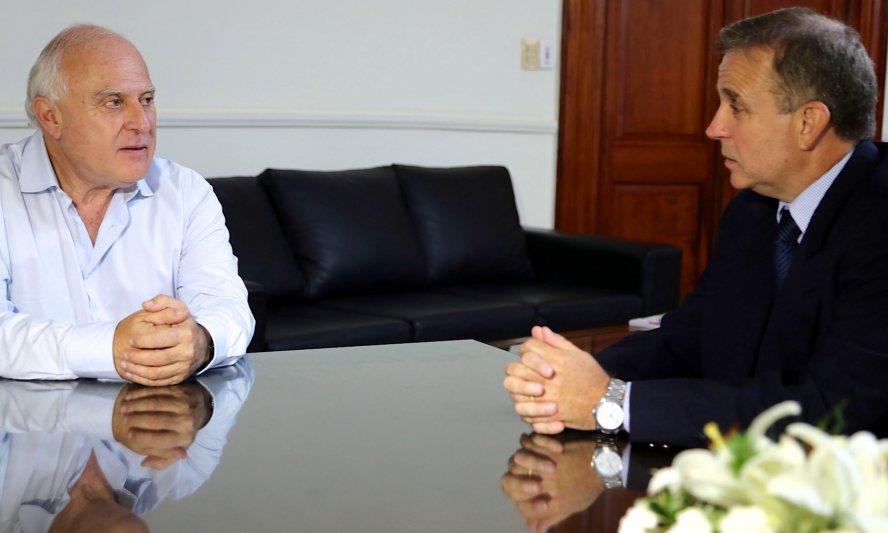Lifschitz se reunió con el nuevo coordinador del Nodo Rafaela