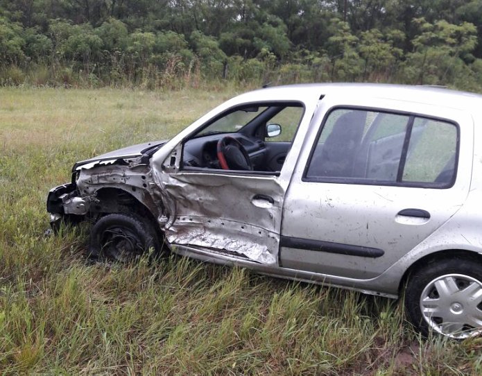 Automovilista lesionado en un accidente en Tacural
