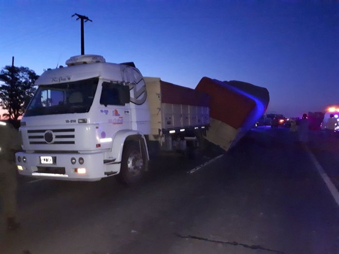 Accidente en cercanías de Ceres dejó daños materiales