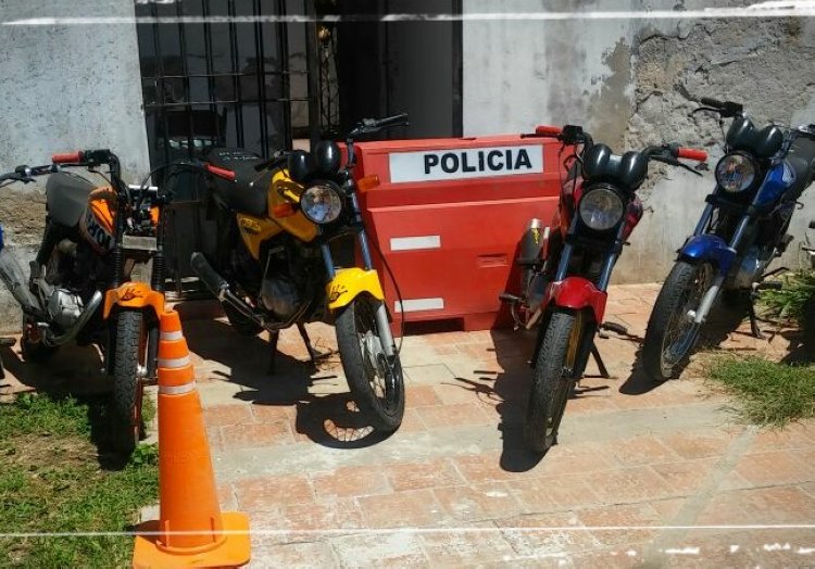 Secuestraron una importante cantidad de motos en Brinkmann
