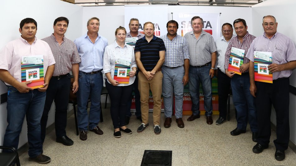 Localidades del departamento recibieron fondos para obras barriales