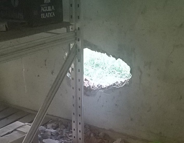 Boqueteros intentaron robar en un supermercado de Morteros